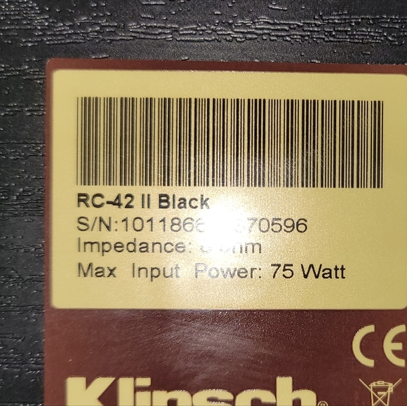 Klipsch RC-42 II Black - Picture 3 of 4